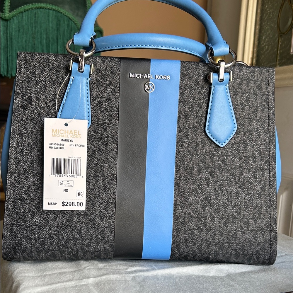 Michael KORS MARILYN medium leather satchel - Picture 10 of 12